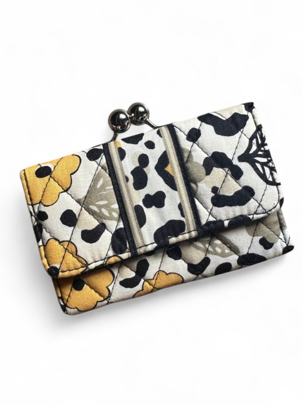 🌻 Vera Bradley Go Wild Quilted Bifold Wallet Coinpurse 🌻